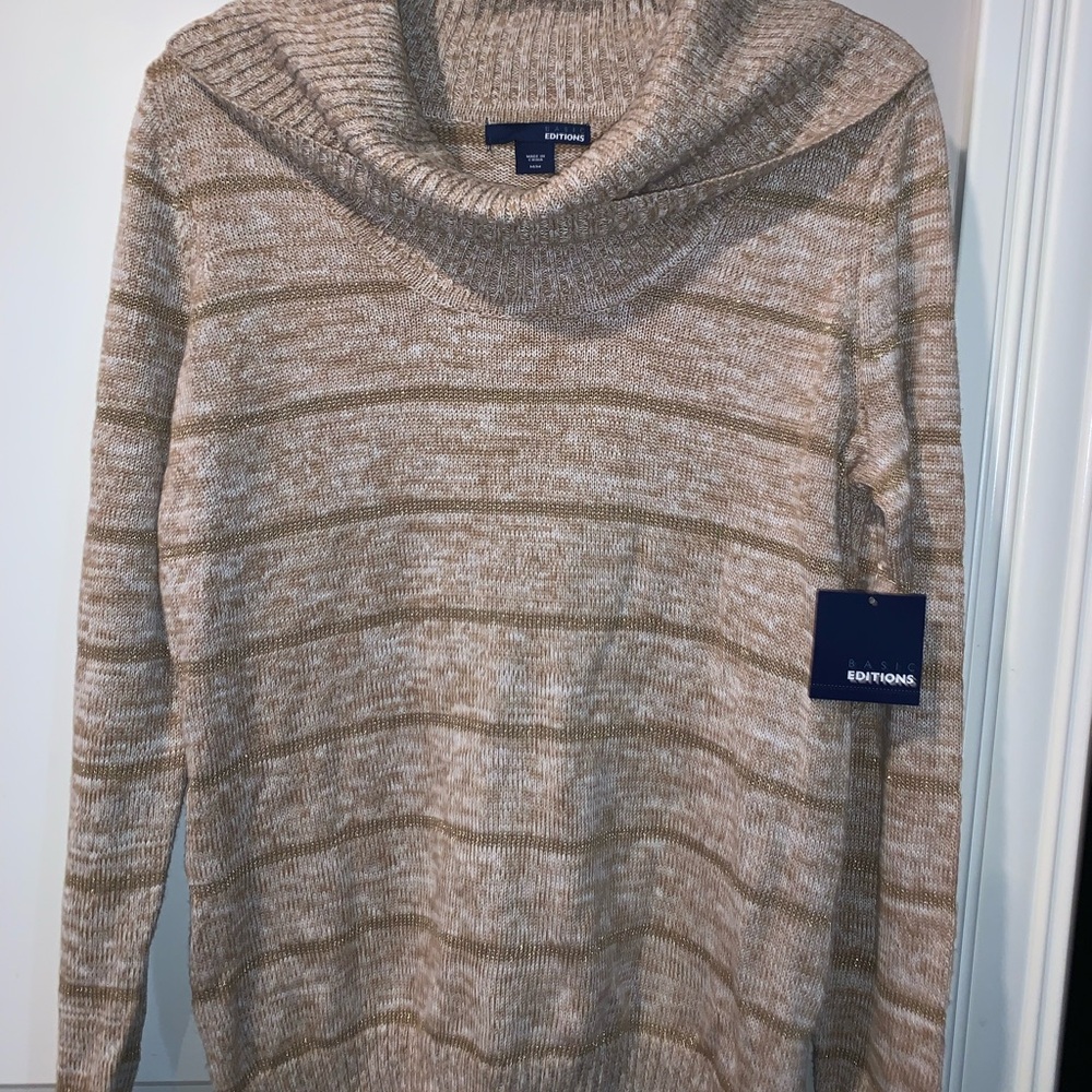 Basic Editions Shawl Collar Pull over Sweater